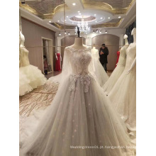 Nova chegada 2017 Multi-Color Marriage Grey Wedding Dresses